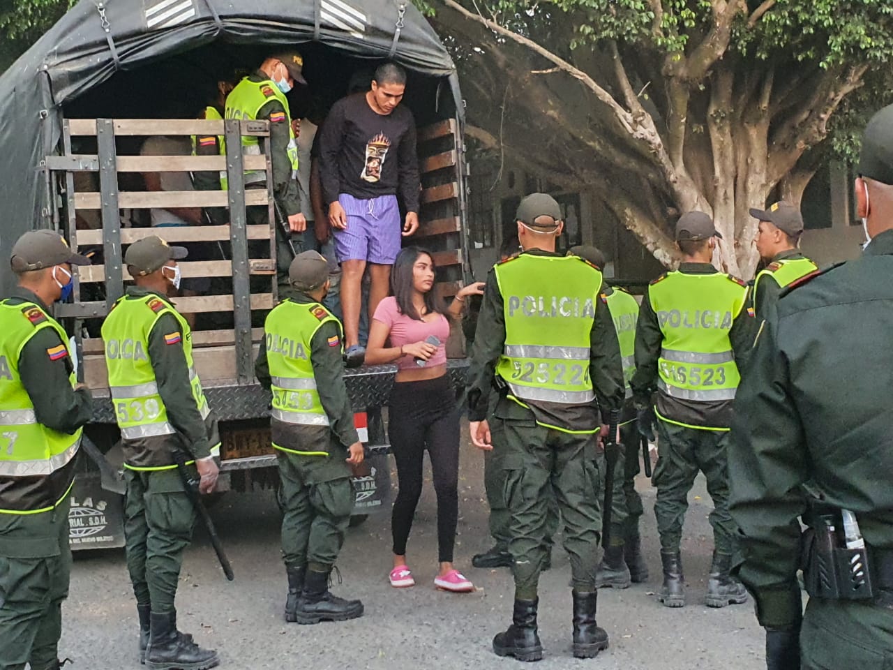 Más de 20 retenidos en Cartago por no acatar cuarentena